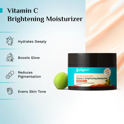 PILGRIM Australian Kakadu Plum Vitamin C Brightening Moisturizer (50g)