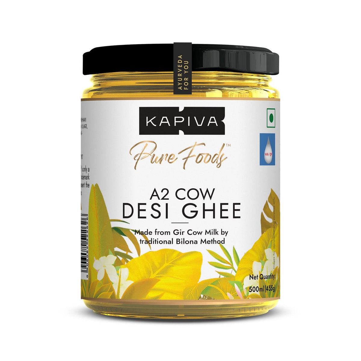 Kapiva A2 Cow Desi Ghee 500ml