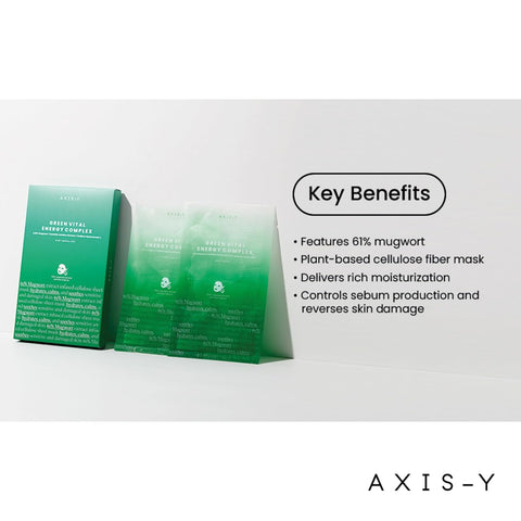 AXIS-Y Mugwort Green Vital Energy Complex Sheet Mask 27ml