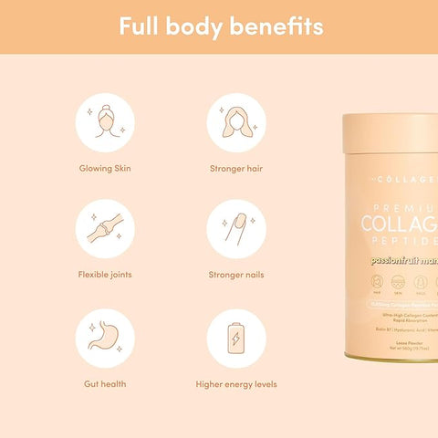 The Collagen Premium Collagen Peptides Passionfruit Mango 560G