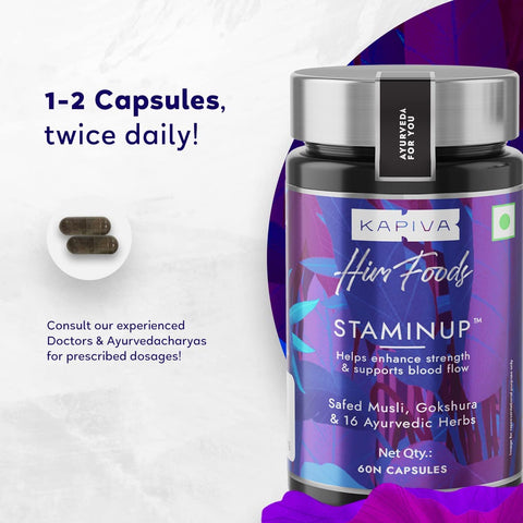 KAPIVA Himalayan Shilajit resin 20g + Stamin Up Capsule Combo