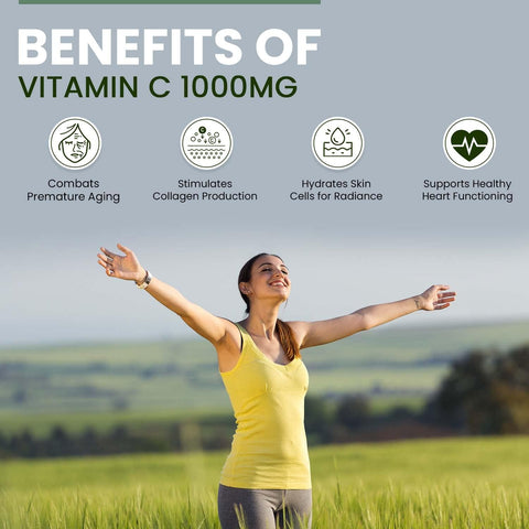 Himalayan Organics Vitamin C as Amla Extract 1000mg Zinc 120 Tablets