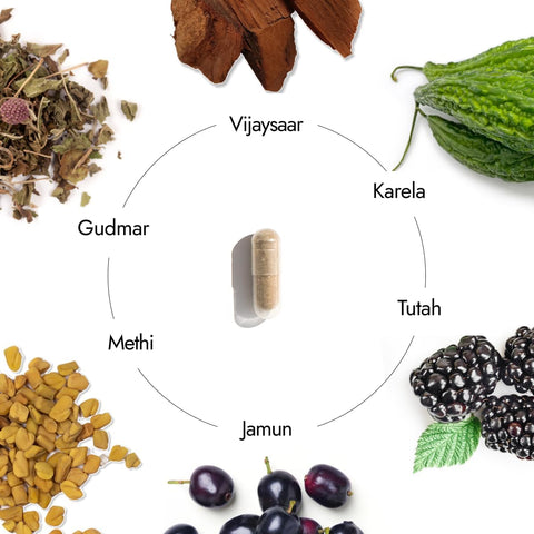 Kapiva Dia Free Capsules 60 Pack of 2