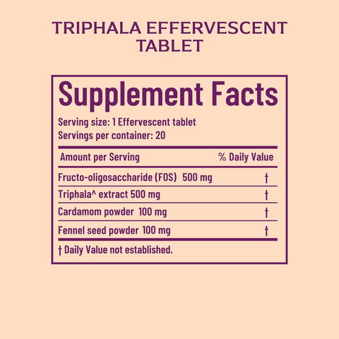 Panchamrit Glass Triphala Effervescent 20 Tablets (Pack Of 2)