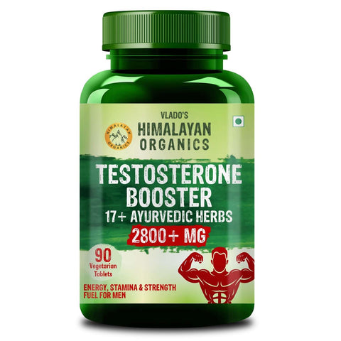 Himalayan Organics Testosterone Booster 2800 +mg 90 Tabs