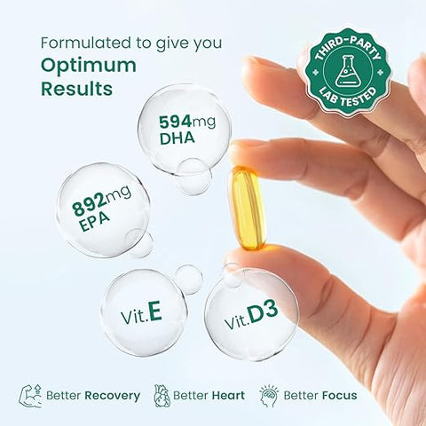 Neuherbs Deep-Sea Fish Oil Lemon Flavour softgels 60