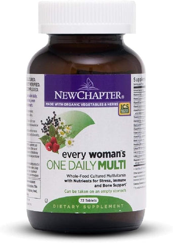 New Chapter Every Woman's One Daily Multivitamins 72Tab Green