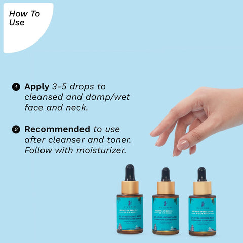 Pilgrim 2% Hyaluronic Acid Hydration Super Serum With Kiwi Extracts For Hydrated Skin For Unisex Of All Skin Types Korean Skin Care, 30ml
