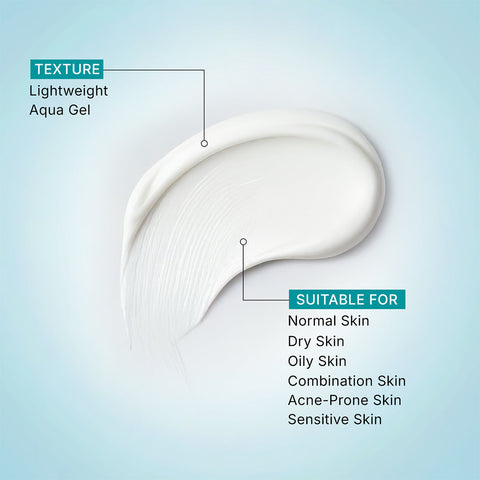 Pilgrim 1% Hyaluronic Acid Sunscreen Gel SPF50 with Korean White Lotus 50g