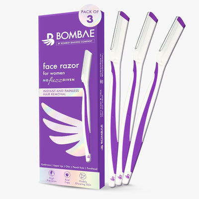 Bombae Precision Face Razor For Her (Pack Of 3) 150g