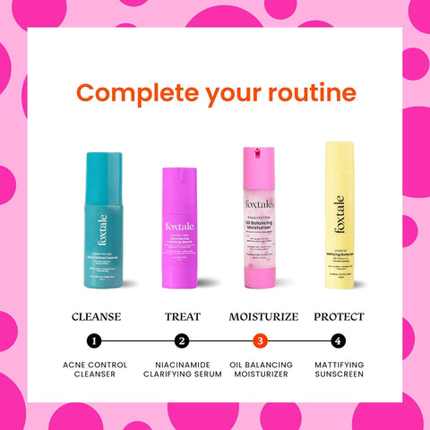 Foxtale Pearlfection Oil Balancing Moisturizer - 50 ml