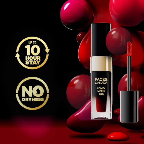 Faces Canada Comfy Matte Pro Lip Color Magnifico Red 01 5.5ml