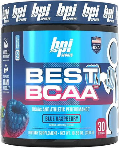 BPI Best BCAA 30 حصة بلو راسبيري 300 جرام
