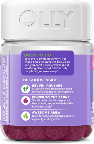 OLLY Keep it Moving Constipation Relief 30 Gummies
