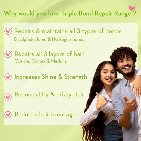 Wishcare Triple Bond Repair Booster Hair Serum