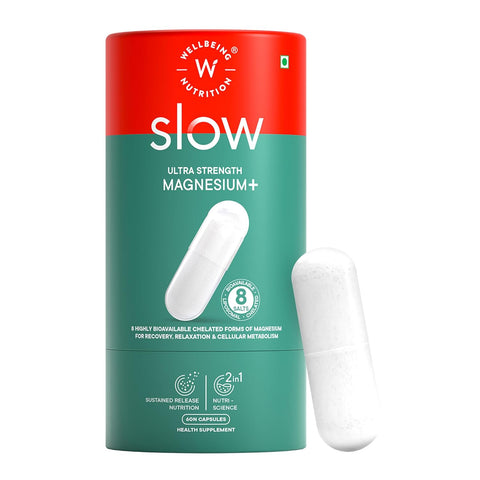 Wellbeing Nutrition Ultra Strength Magnesium+ 60 Capsules in a bottle