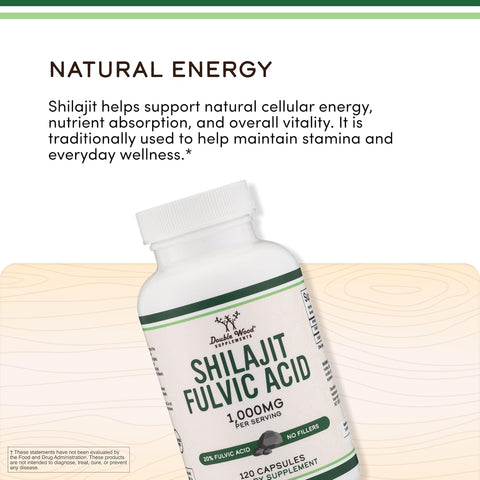 DoubleWood Supplements Shilajit Resin Capsules 120