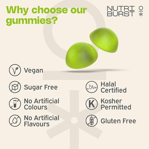 Nutriburst Nutri Greens 60 Gummies