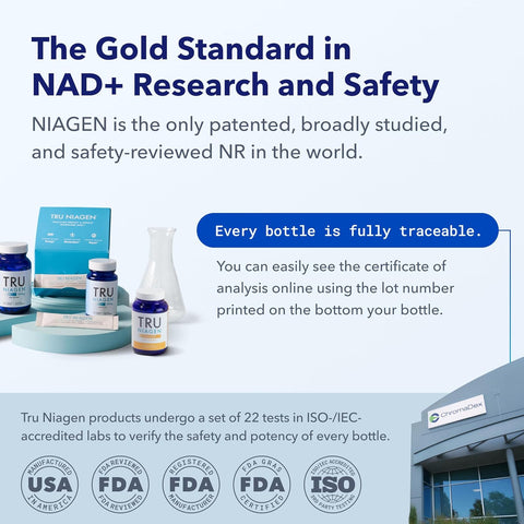 90ct/300mg Multi Award Winning Patented NAD+ Boosting Supplement - More Efficient Than NMN - Nicotinamide Riboside for Cellular Energy Metabolism & Repair. Vitality, Muscle Health, Healthy Aging