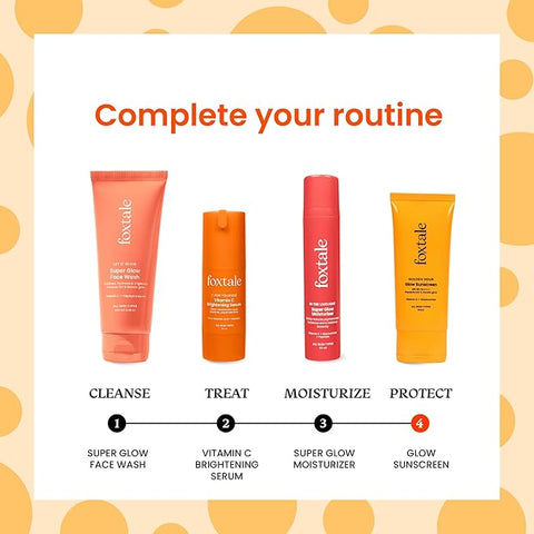 Foxtale Glow Sunscreen Spf 50 Pa++++ 50Gm