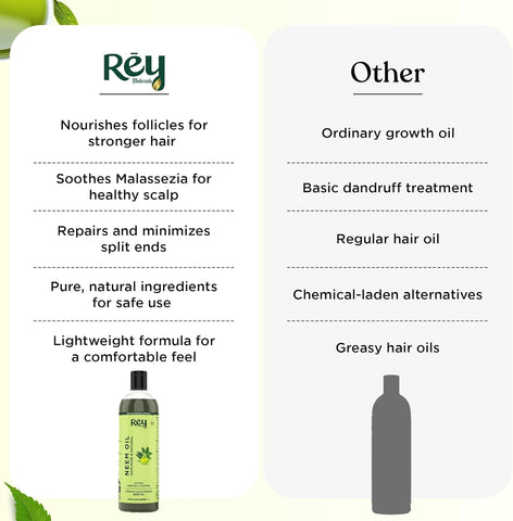 Rey Naturals Cold Pressed Neem Oil 200 ml