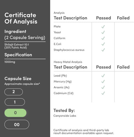 DoubleWood Supplements Shilajit Resin Capsules 120