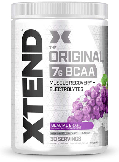 مسحوق BCAA الأصلي من XTEND بنكهة العنب الجليدي 