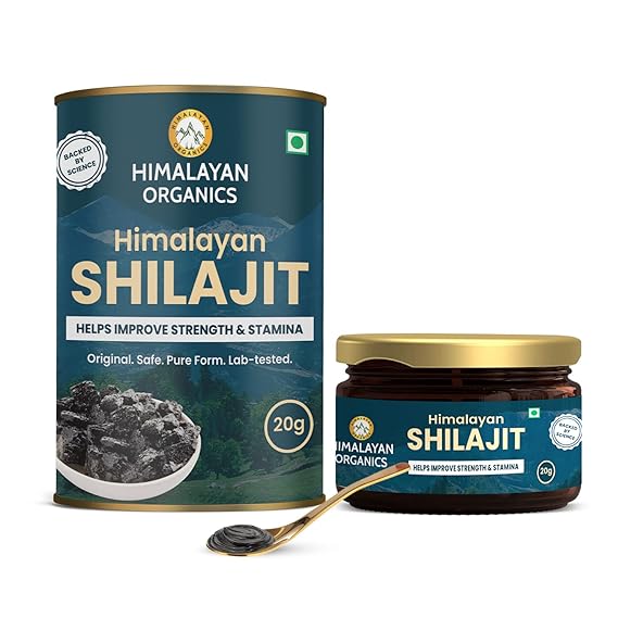 Himalayan Organics Himalayan Shilajit/Shilajeet Resin Original & Premium Quality 20g