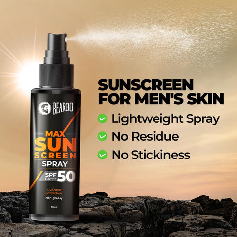 Beardo Max Sunscreen Spray SPF50 50ml