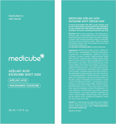 Medicube Azelaic Acid Exosome Shots-2000 30Ml