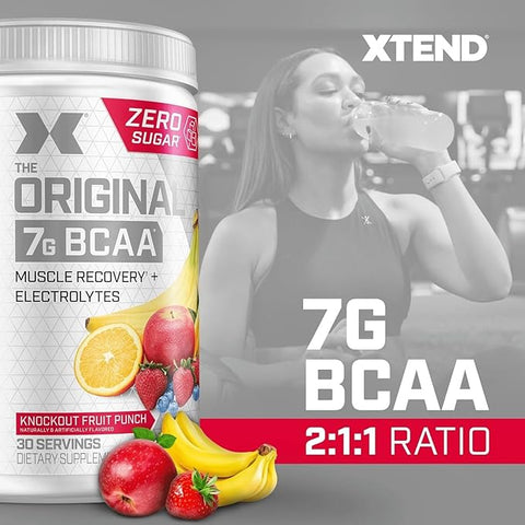 XTEND Original BCAA Powder Fruit Punch 30s