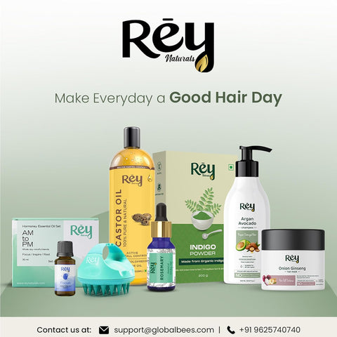 Rey Naturals Castor Oil Plus Rosemary Oil I Pure Rosemary Oil For Hair Growth 200 ml