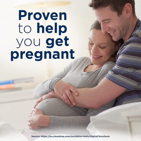 Clearblue Digital Ovulation Test Kit (OPK) - Clearblue, Proven To Help You Get Pregnant, 1 Digital Holder And 10 Tests