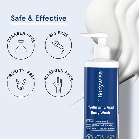 Be Bodywise Hyaluronic Acid Body Wash with Aloe Vera Extract Gentle and Suitable for All Skin Types | 250ml