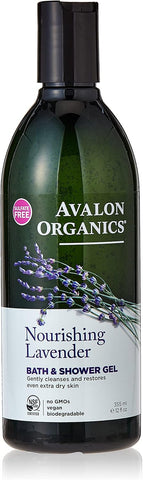 Avalon Lavender Bath & Shower Gel, 12 Oz