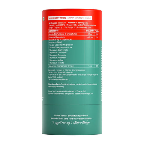 Wellbeing Nutrition Ultra Strength Magnesium+ 60 Capsules in a bottle