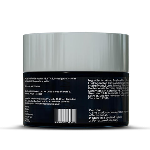 Miduty EpiRepair Night Cream - Peptide & Ceramide Skin Barrier Repair - 50g