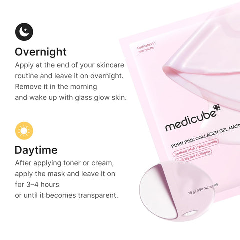 Medicube PDRN PINK COLLAGEN GEL MASK (4EA)