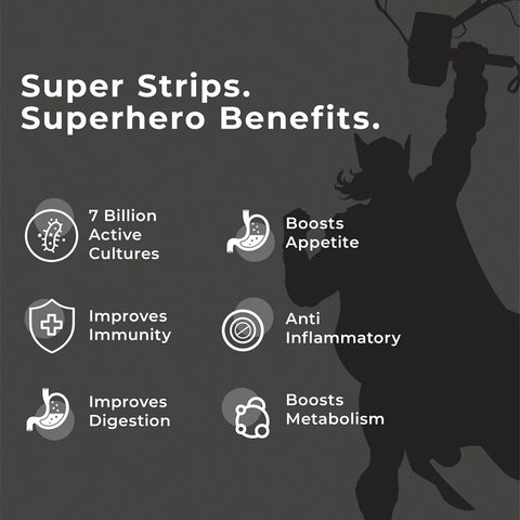 Wellbeing Nutrition Marvel Thor Melts | Sweet Cherry Flavor (30 Oral Strips)