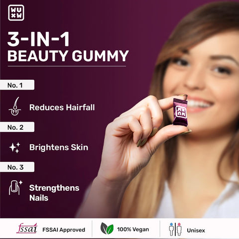 حلوى What's Up Wellness Beauty Gummies 30 حلوى