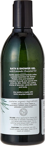 Avalon Lavender Bath & Shower Gel, 12 Oz