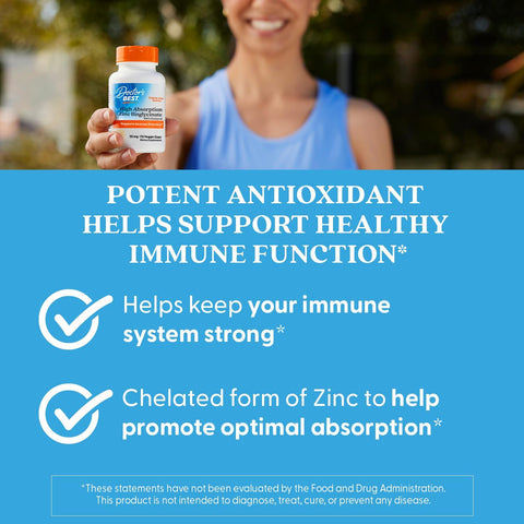 DR BEST ABSORPTION ZINC BISGLYCINATE 50MG 90VCAPS