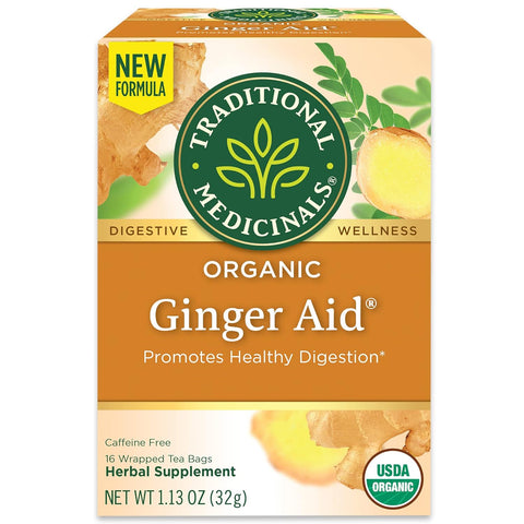 Traditional Medicinal Ginger Aid, 16 Teabags