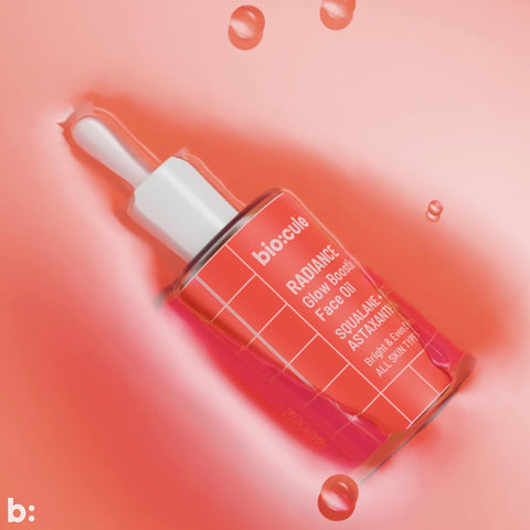 Biocule Radiance Glow Boosting Face Oil : Squalane + Rosehip + Astaxanthin 30ml