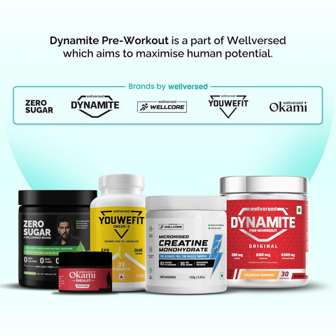 Wellversed Dynamite Pre-Workout Watermelon Ice (210g)
