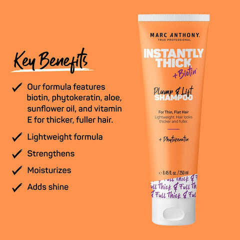 Marc Anthony Instantly Thick + Biotin Shampoo 250ml
