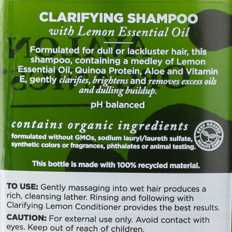 Avalon Lemon Verbena Clarifying Shampoo, 11 Oz