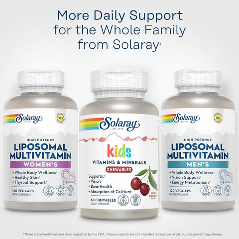Solaray Children's Vitamins & Minerals Chewable Tab 60's