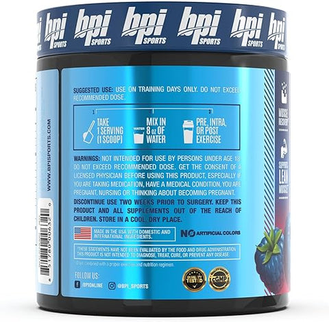 BPI Best BCAA 30 حصة بلو راسبيري 300 جرام