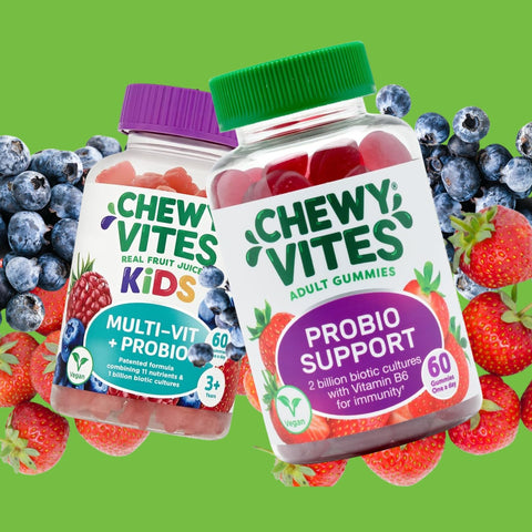 Chewy Vites Kids Multi- Vitamin Probiotic Gummies 60'S